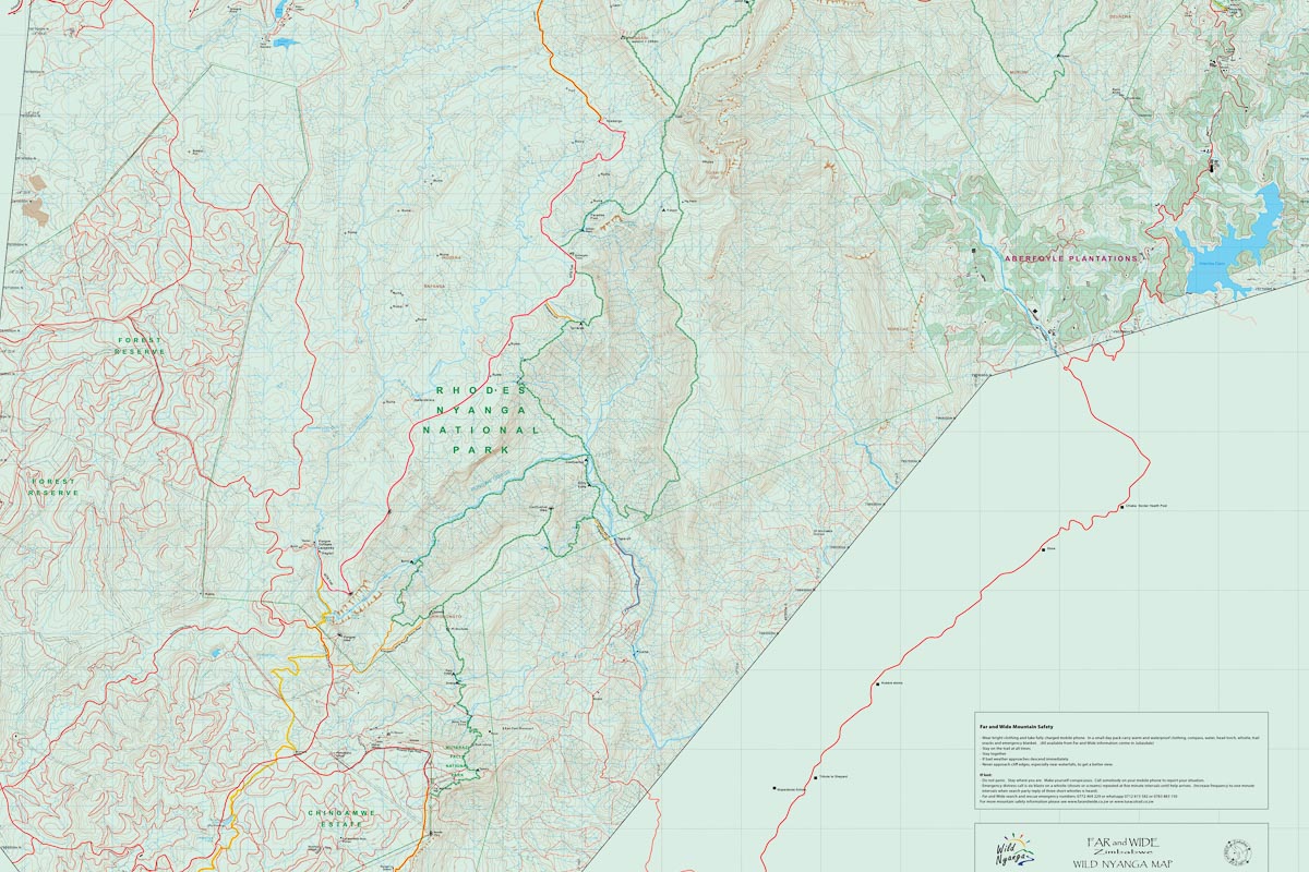 Turaco Trail Map 2020