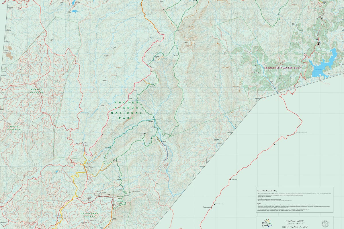 Turaco Trail Map 2020 Turaco Trail Map 2020